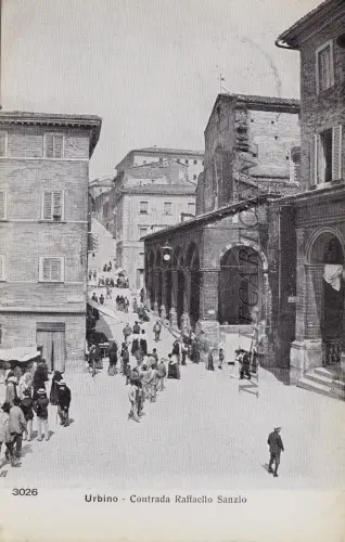 URBINO: Contrada Raffaello Sanzio 1913