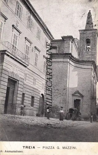 TREIA: Piazza G. Mazzini 1910