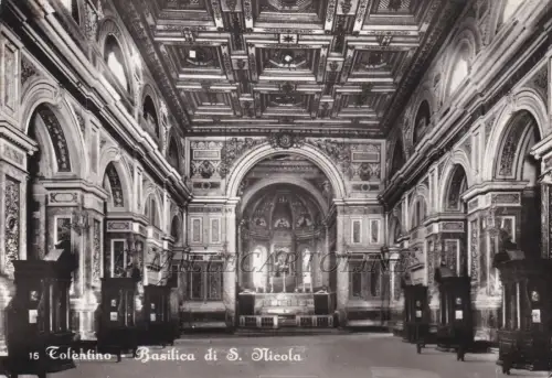 TOLENTINO: Basilica di S. Nicola - innen 1970
