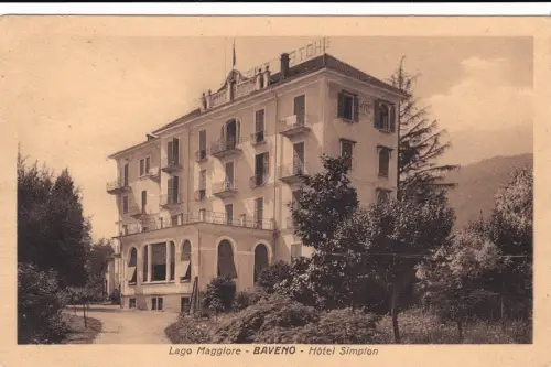 BAVENO: Hotel Simplon 1923