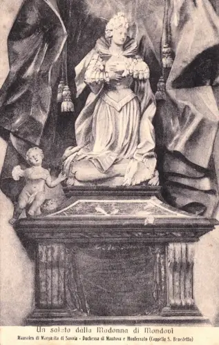 Mondovi: Ein Gruß aus dem Mausoleum Madonna di Mondovi von Margarete von Savoyen.