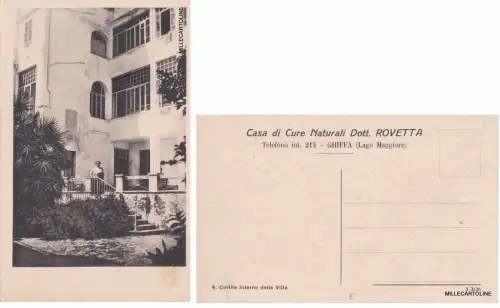 GHIFFA: NATURHEILHAUS Dr. ROVETTA - INNENHOF DER VILLA