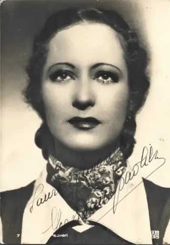 KINO - Deutsche Schauspielerin Paolieri 1944 Foto mit Autogramm