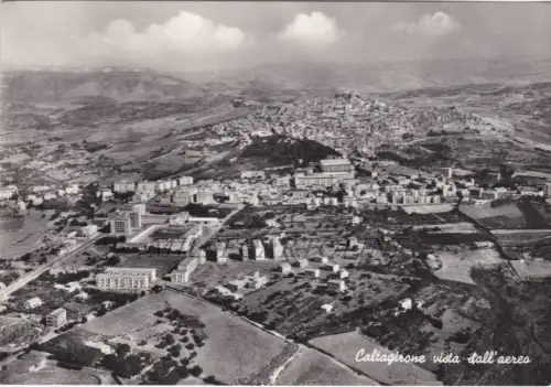 CALTAGIRONE AUS DEM FLUGZEUG GESEHEN