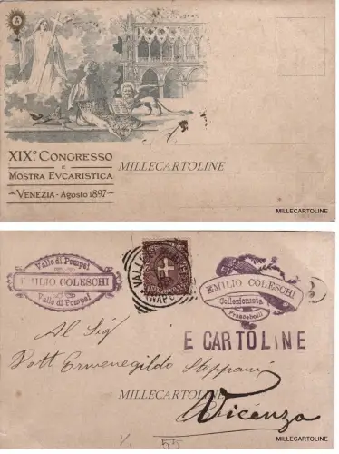 VENEDIG: 19. KONGRESS UND EUCHARISTISCHE AUSSTELLUNG 1897 - DER SAMMLER DES TALS ...