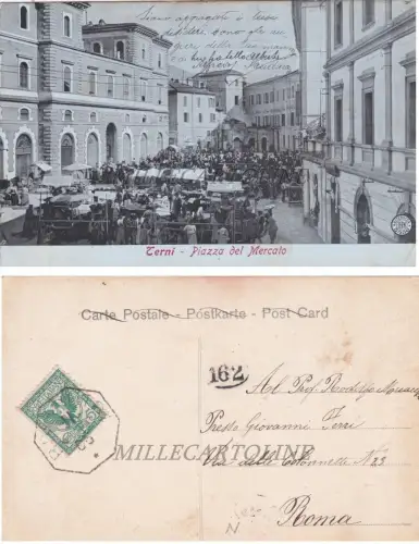 TERNI: Piazza del Mercato 1905