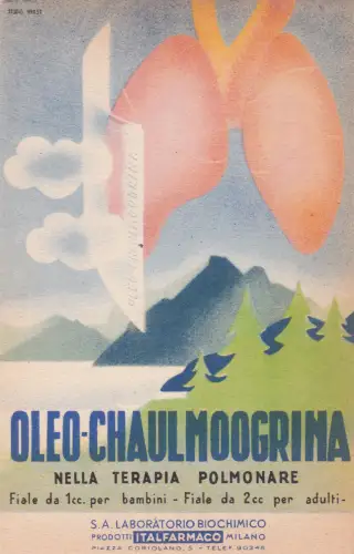 * OLEO CHAULMOOGRINA - Pharmazeutische Werbung