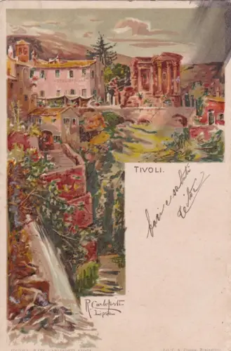 * TIVOLI - Illustration - R.Carloforti Leipzig 1901