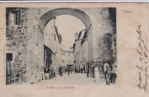 GESCHLOSSEN: Porta e Via Porsenna 1902