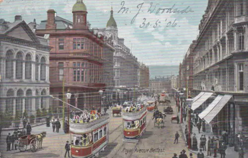 NORDIRLAND - Royal Avenue, Belfast 1908