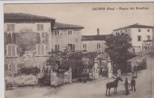 LUCIANA: Piazza del Benefizio 1913