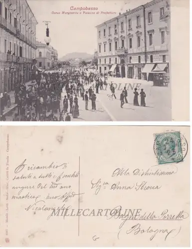 CAMPOBASSO: Corso Margherita e Palazzo di Prefecetura