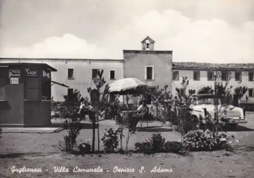 GUGLIONESI: Villa Comunale - Ospizio S. Adamo 1957