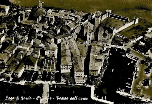 SIRMIONE - Gardasee - Blick aus dem Flugzeug 1962