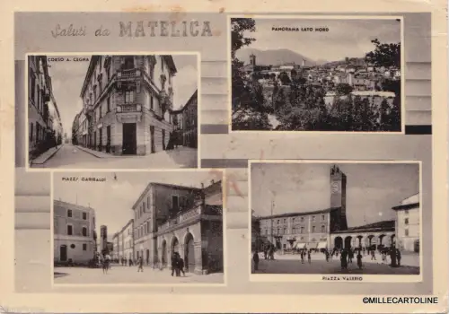 GRUSS AUS MATELICA - 4 Ansichten 1953