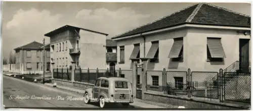 S. ANGELO LOMELLINA (PAVIA), VIA PAVIA, CASE NOVO, FIAT GIARDINETTA, MAX '60m