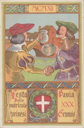 PAVIA 1911 - FEST DER MATRICOLE DI TURINO