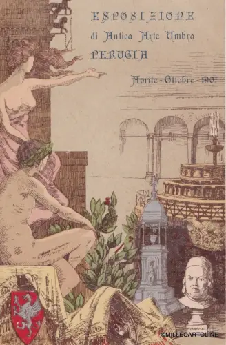 PERUGIA 1907 - AUSSTELLUNG ANTIKER UMBRISCHER KUNST