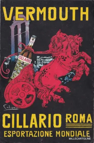 CODOGNATO - WERMUTFABRIK, LIKÖRE UND SIRUPE CILLARIO - ROMA