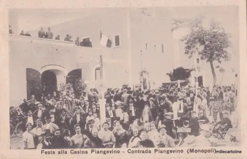 CONTRADA PIANGEVINO (MONOPOLI) FIESTA ALLA CASINA 1929