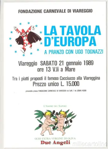 Karneval Viareggio 1989 - Der Tisch Europas