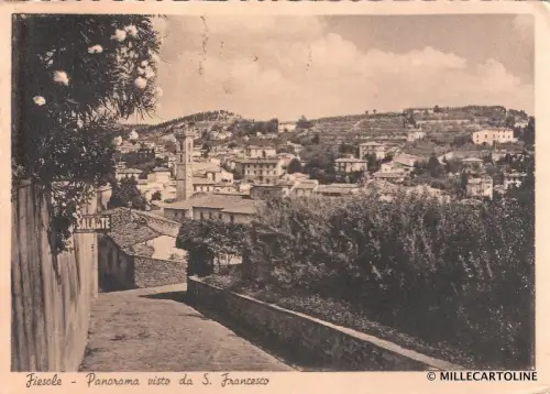 FIESOLE - Panorama gesehen von St. Francesco 1955