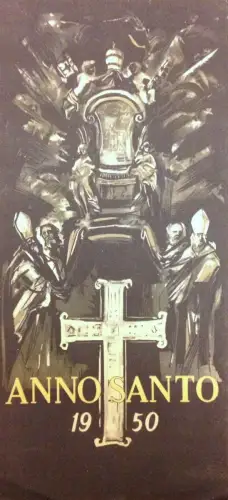 § HEILIGES JAHR 1950 - FALTPROSPEKTE MIT INFOS UND BILDERN