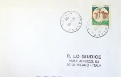 § AGIP, PETROLIO SOLE 1933 - Wertvoller Reiseumschlag. Power Sender mit Karte
