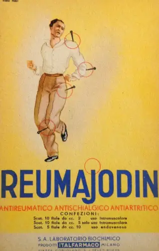 § REUMAJODIN WERBEKARTON (ANTIRHEUMATISCH)