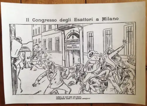 § EXACTORI CONGRESS IN MAILAND - REPRODUZ. FEHLVIGNETTE ERSCHIEN 1927