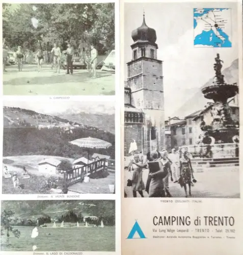 § DEPLIANT TOURISTICO CAMPING DI TRENTO