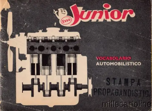 § ESSO JUNIOR AUTOMOTIVE VOKABULAR 1960 - 45 ABGEBILDETE SEITEN
