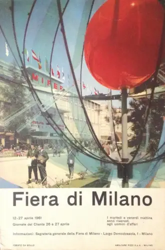 § MESSE VON MAILAND 1961 - POSTER KARTON