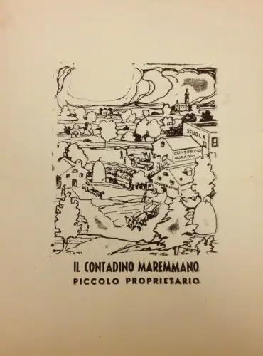 § DER MAREMMA-BAUER, KLEINBESITZER - REPRODUZIERT. CHINA DI TOM