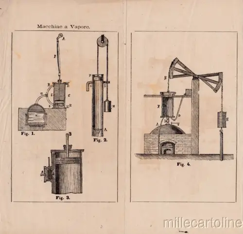 § WISSENSCHAFTLICHE ERFINDUNGEN - 8 Dampfmaschinenformen 1860-70