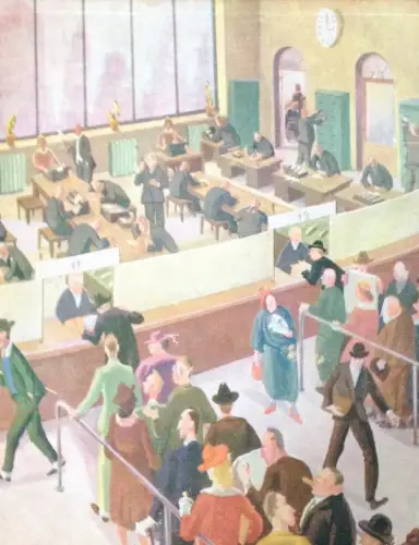 § FARBABBILDUNG AUS MAGAZIN 30ER JAHRE - DIE BANK