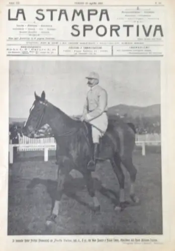 § DIE SPORTPRESSE 1904 - In Kopie der Leutnant Privat - Im Inneren viele Bilder.