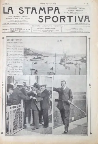§ DIE SPORTPRESSE 1910 - In Kopie die Monte Carlo Sportwoche