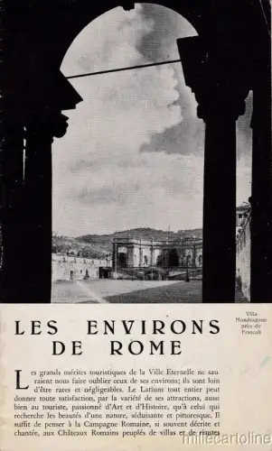 § TIVOLI BROSCHÜRE - ED. FRANZÖSISCH - UM ROM