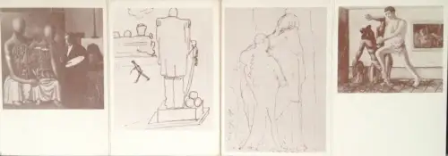 § MOSTRA DE CHIRICO A ROM 1981-82 - MONOCHROMES AKKORDEON MIT MEISTERWERKEN