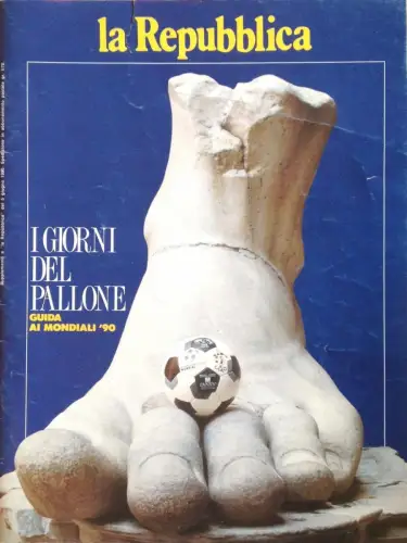 § FUSSBALL-WELTMEISTERSCHAFT ITALIEN 1990 - SONDERNUMMER DER REPUBLIK VON 98 SEITEN