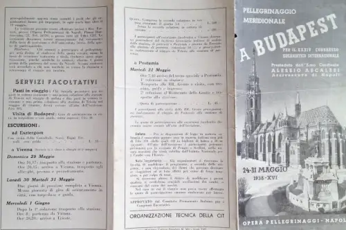 § FALTWERK PILGERFAHRTEN, NEAPEL - SÜDWALLFAHRT NACH BUDAPEST