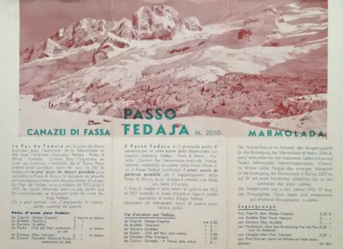 § PASSO FEDAJA, MARMORADA - KLAPPBAR DER NEUEN FEDAIA-HÜTTE