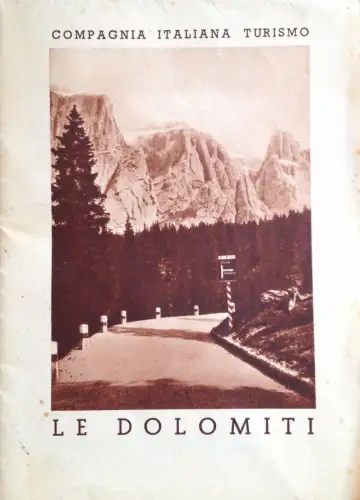 § FALTBAR - ITALIENISCHES TOURISMUSUNTERNEHMEN, DIE DOLOMITEN - KARTE UND NACHRICHTEN
