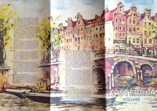 § TOURIST FALTBAR - AMSTERDAM, HOLLAND - KARTE, FOTOS UND INFORMATIONEN