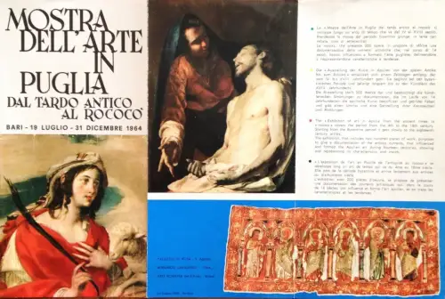 § FALTBARE KUNSTAUSSTELLUNG IN APULIEN, BARI 1964
