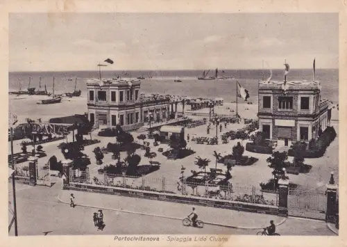 § PORTOCIVITANOVA - PLAYA LIDO CLUANA - ED. G. DOMENICUCCI - VIAGG. PRO ROMA