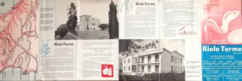 § TOURISTISCHES FALTBLATT - RIOLO THERMEN, NACHRICHTEN, KARTE UND BILDER