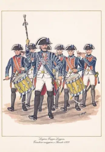 § MAGAZIN G.D. F. 1971 - FARBDRUCK - LEGION LEICHTER TRUPPEN - TAB. 7