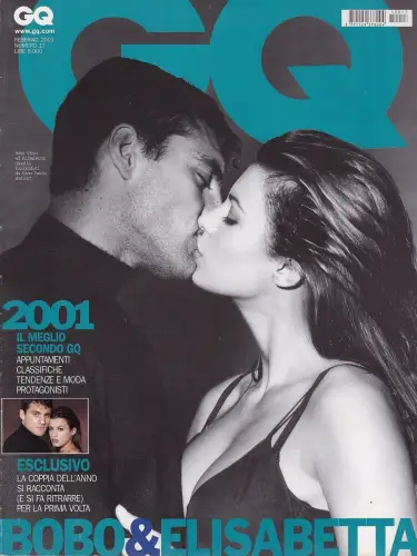 § GQ MAGAZIN FEBRUAR 2001 - GOSSIP, FUSSBALL - BOBO UND ELISABETTA - 272 SEITEN